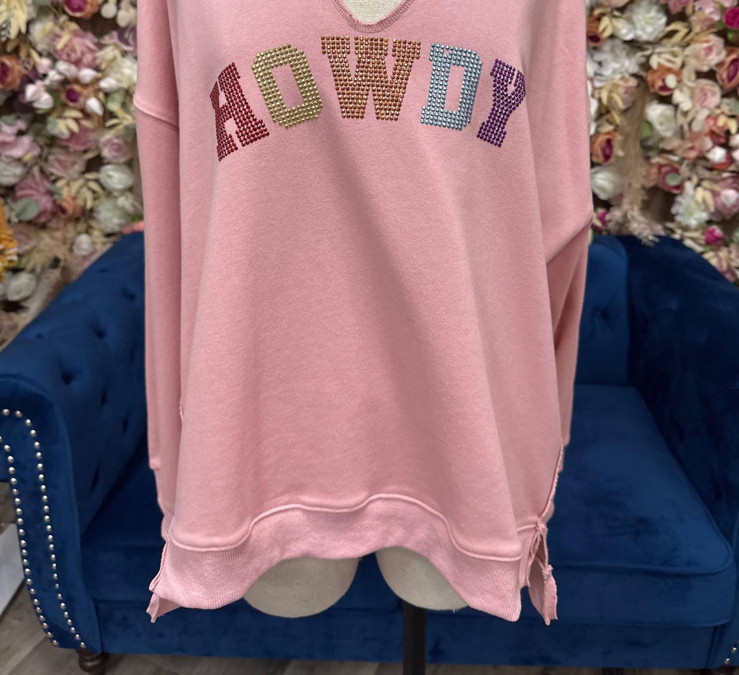 Peach Love - Women's Howdy Lightweight Sweatshirt