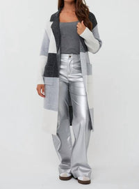 Esqualo - Blocks Longline Cardigan