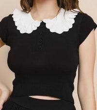 The Enkay Clothing - Daisy Collar Sweater