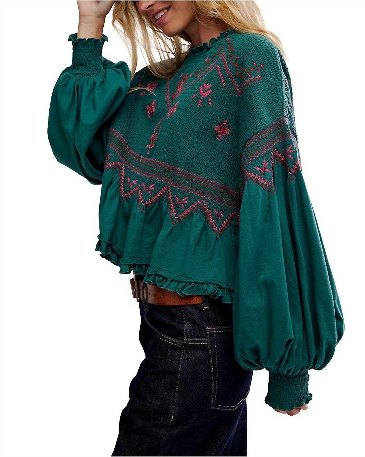 Free People - Holly Long Sleeve Knit Top
