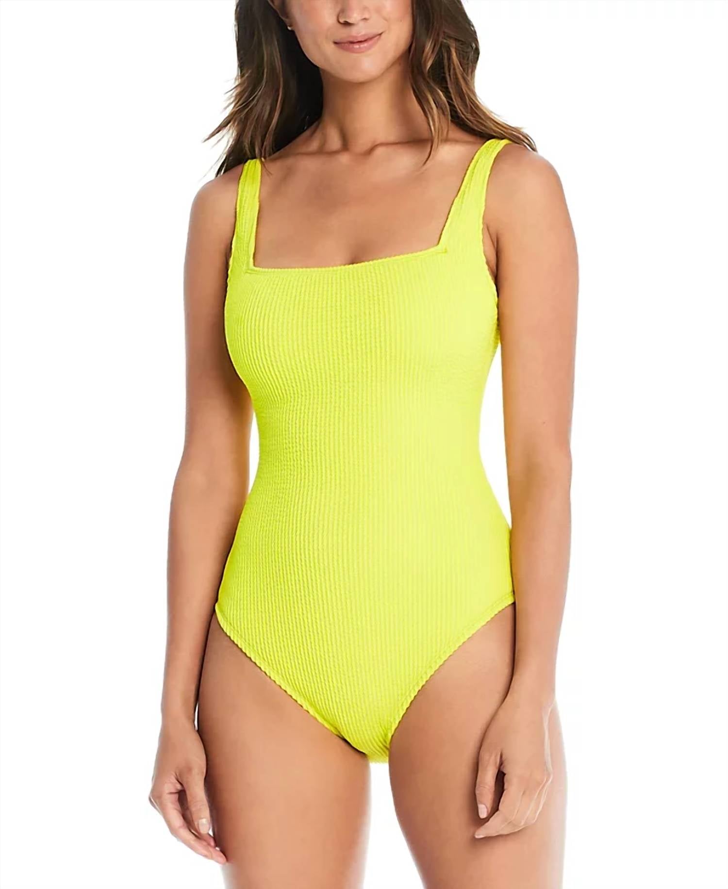 Bleu Rod Beattie - Square Neck One Piece Swimsuit