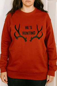 Section 21 Apparel - He's Hunting Crewneck Sweatshirt - Plus