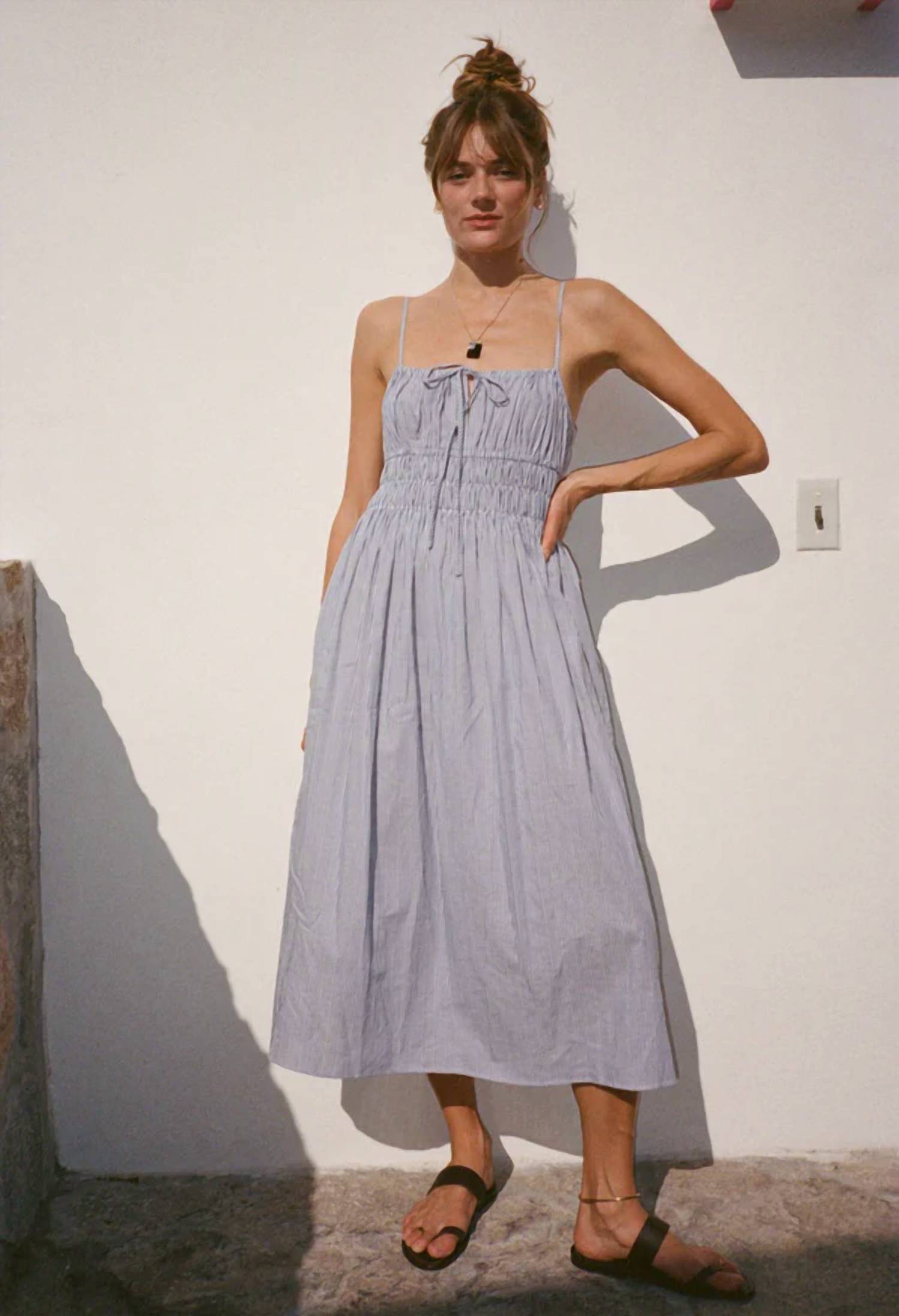 Ciao Lucia - Gabriela Striped Midi Dress