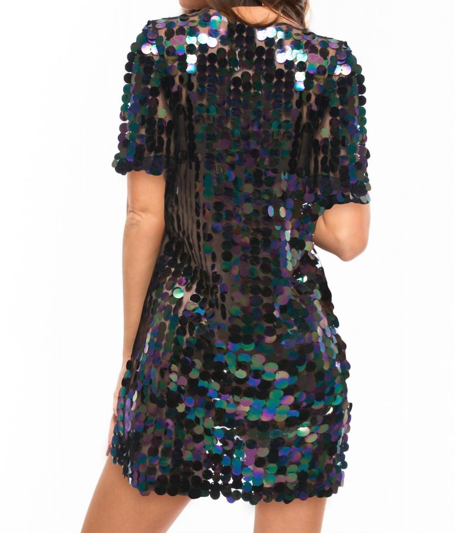 Oh My Love - Funky Town Sequin Mini Dress
