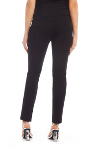 Fifteen Twenty - Jane Ankle Zip Twill Slim Straight Leg Pants