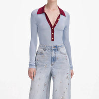 Self-Portrait - Knit Bodysuit