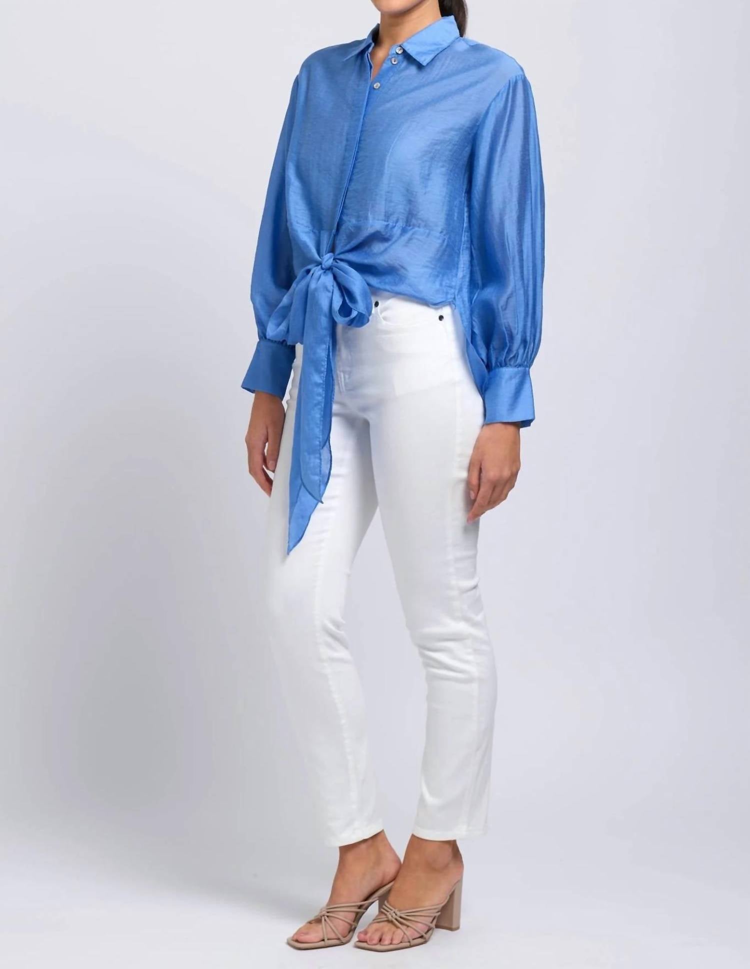 Foil - knot Blouse