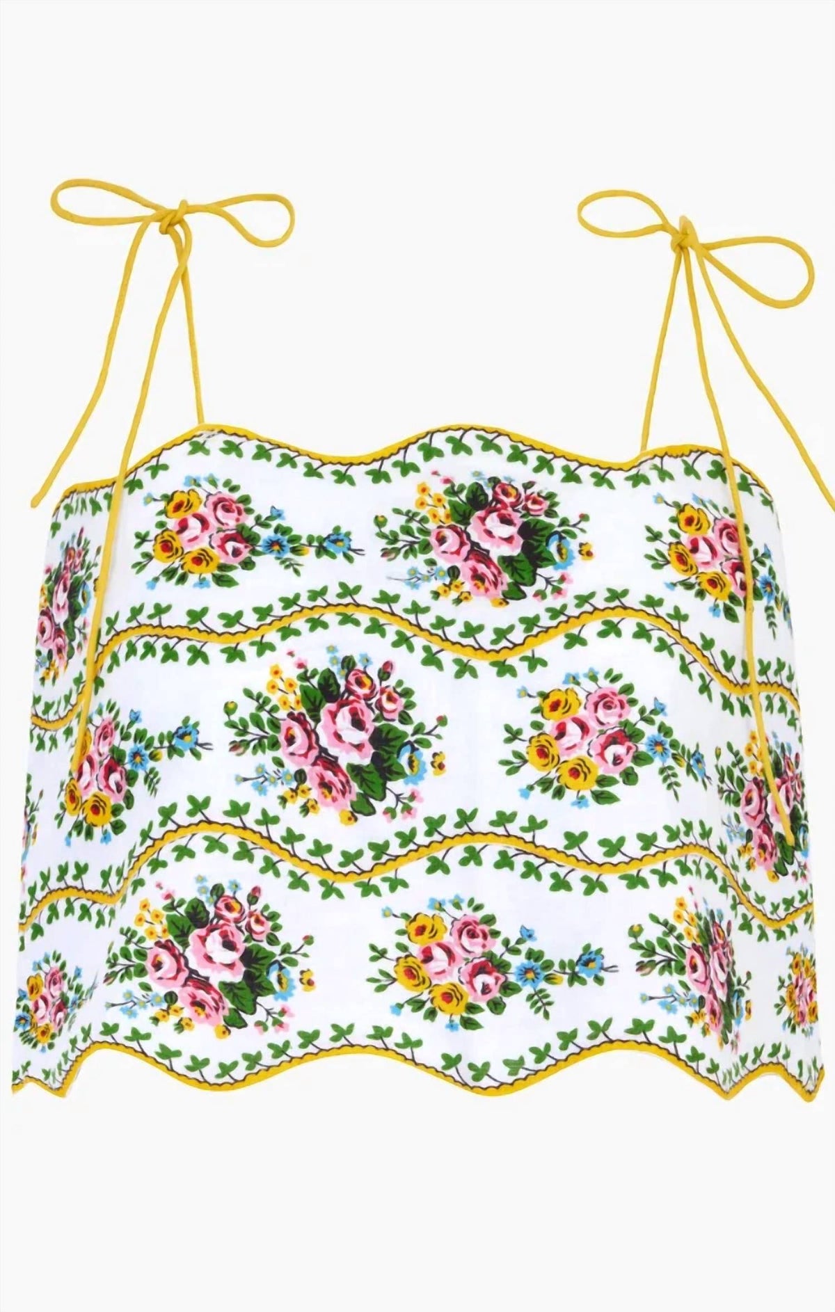 Pink City Prints - Sicily Crop Top
