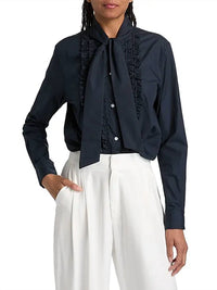 Twp - Connor Long Sleeve With Tie Blouse