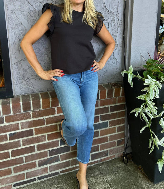 Thml - Ruffle Sleeve French Terry Top