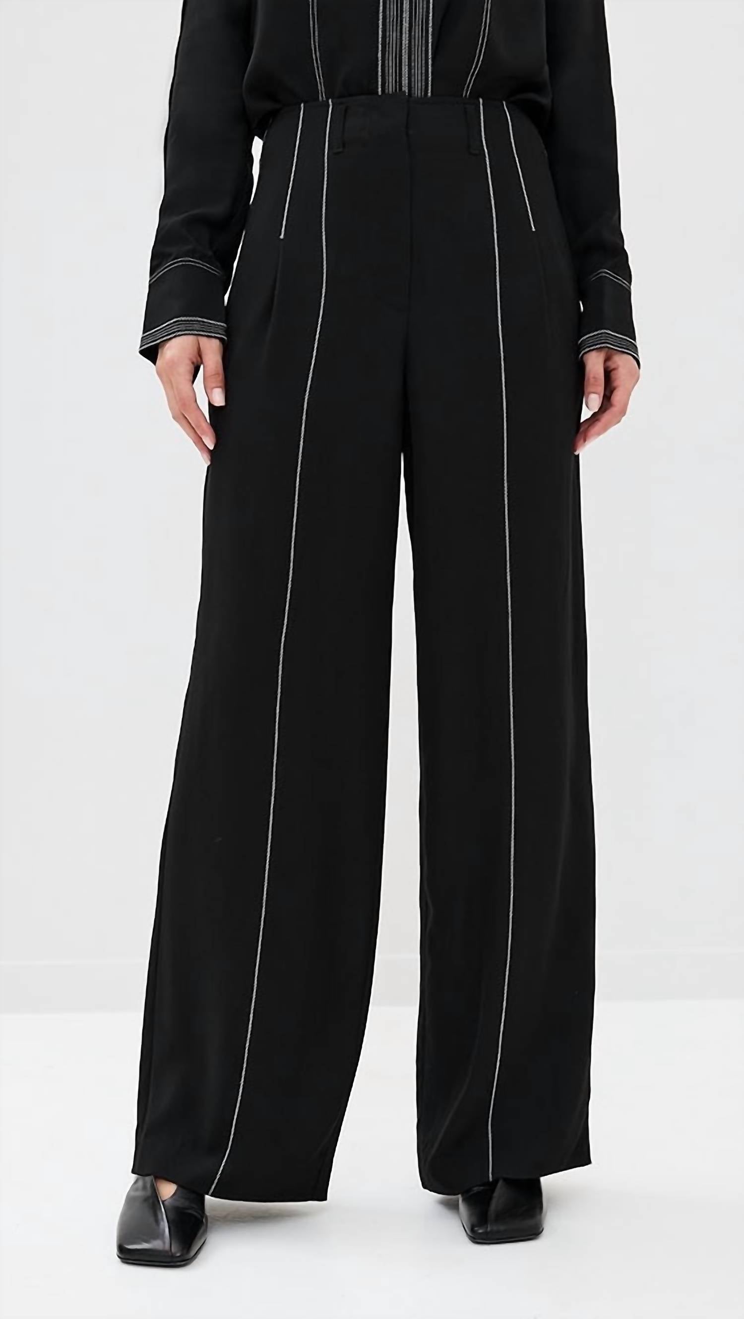 Ulla Johnson Delvine Pants in noir - women's pants
