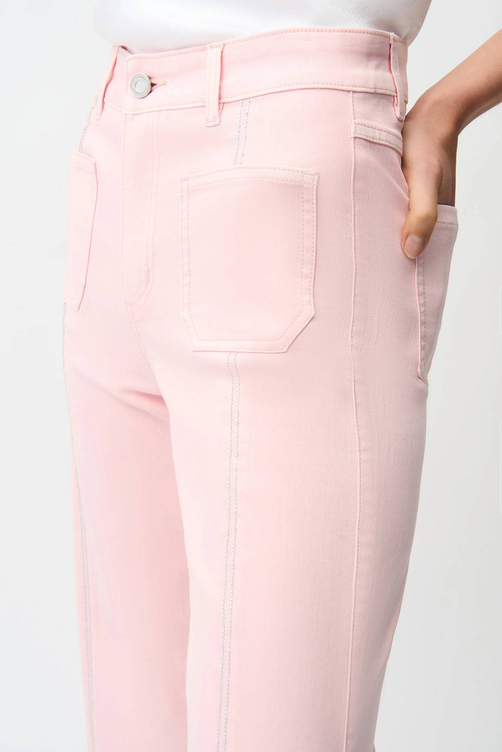 Joseph Ribkoff - Embellished Front Seam Jeans