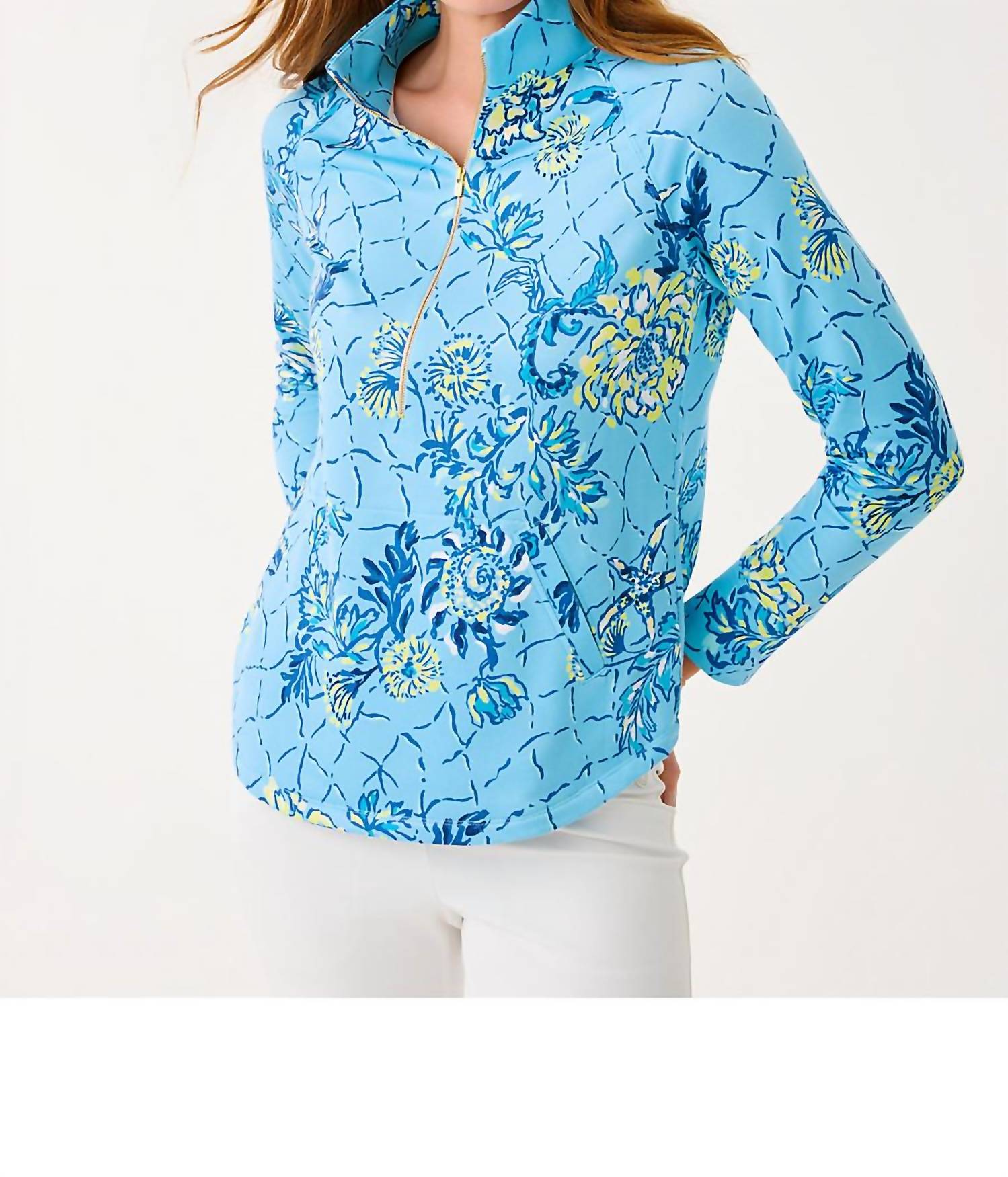 Lilly Pulitzer - Skipper Half Zip Popover Top