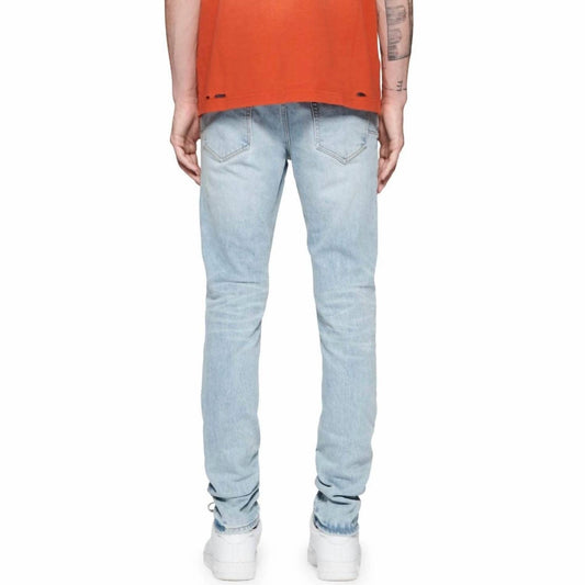 Purple Brand - Halftone Wordmark Denim Skinny Jeans