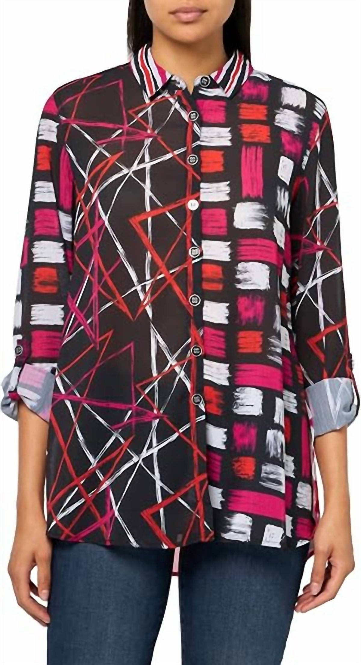 Multiples - Print Polyester Blouse