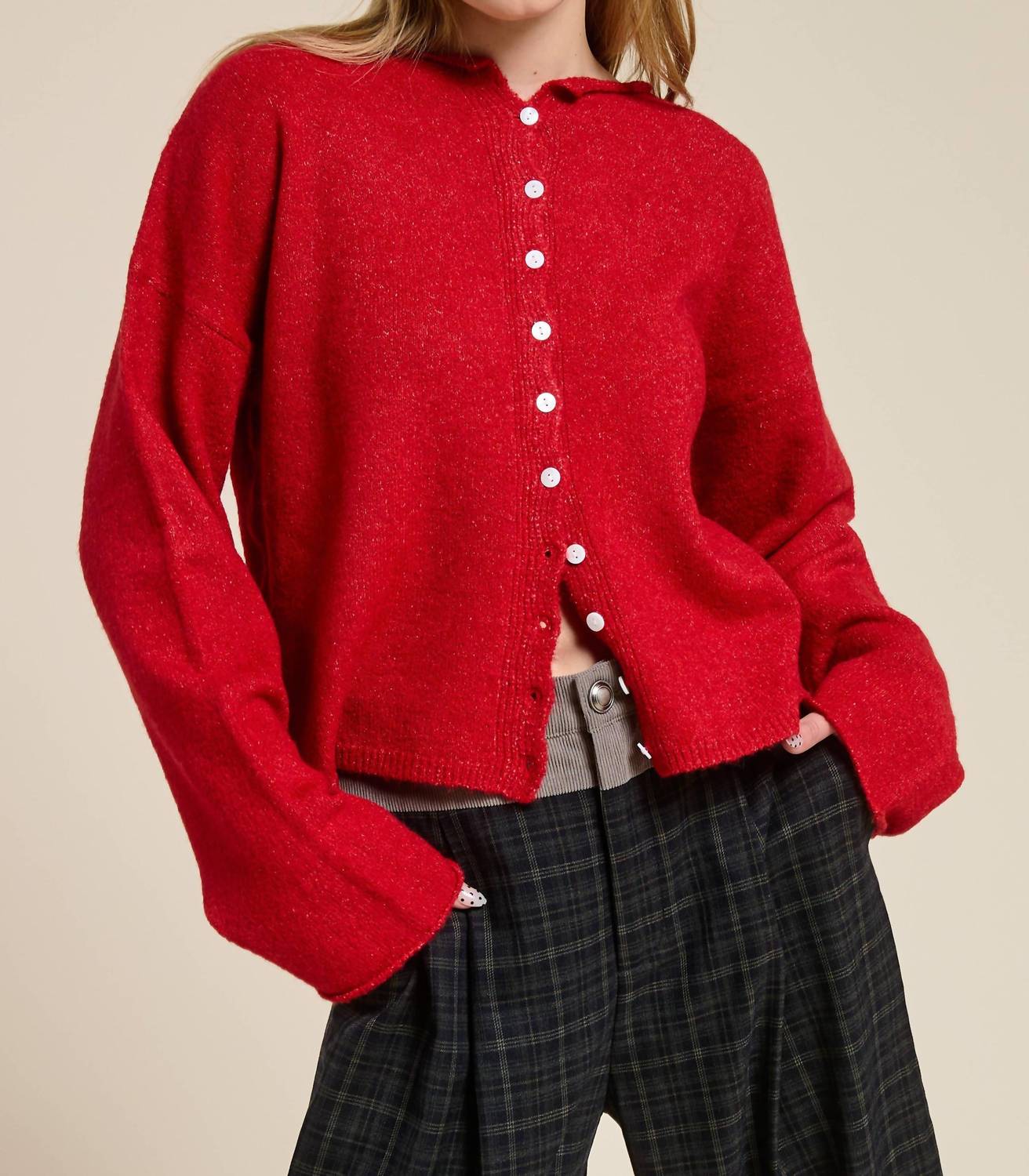 Collective - Knit Button Down Cardigan
