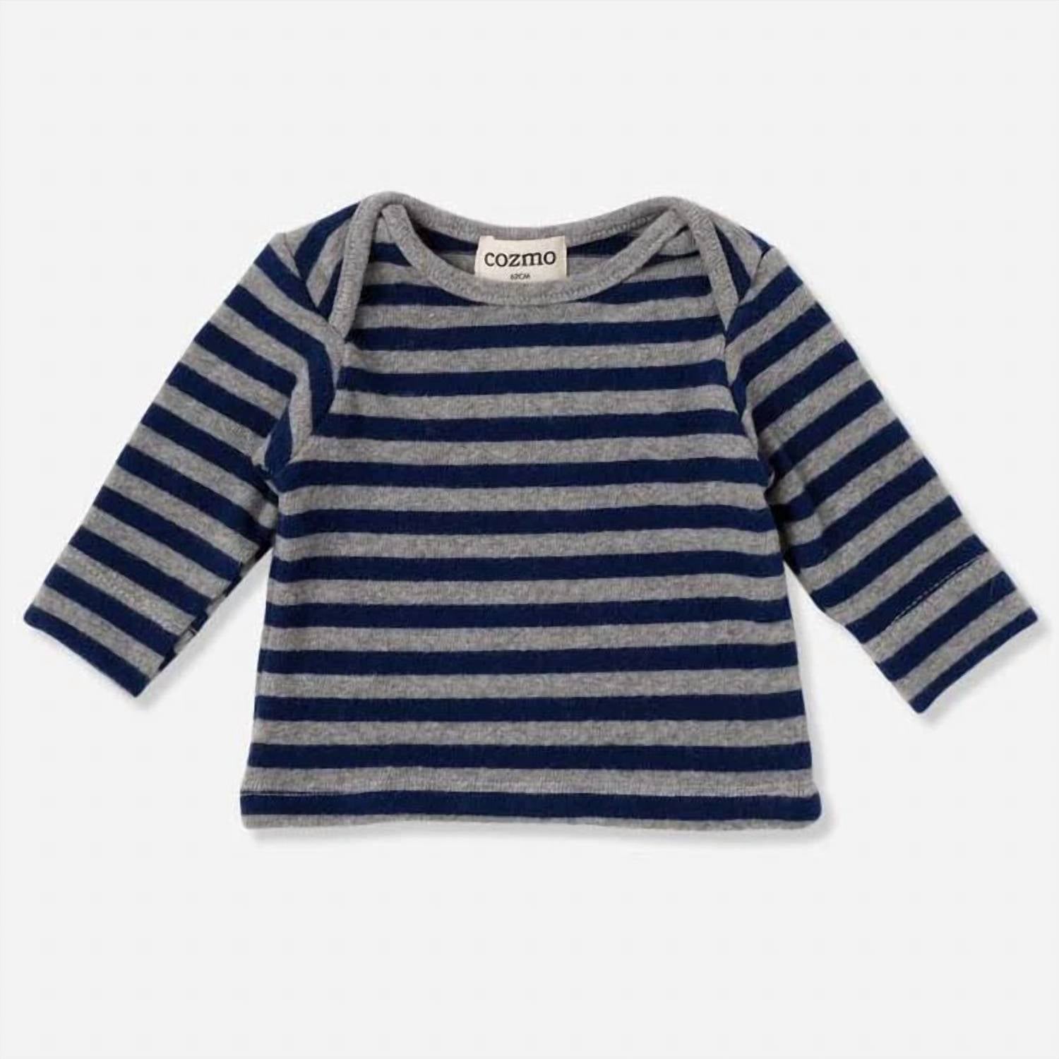Cozmo - Boys Soft Striped Newborn Top