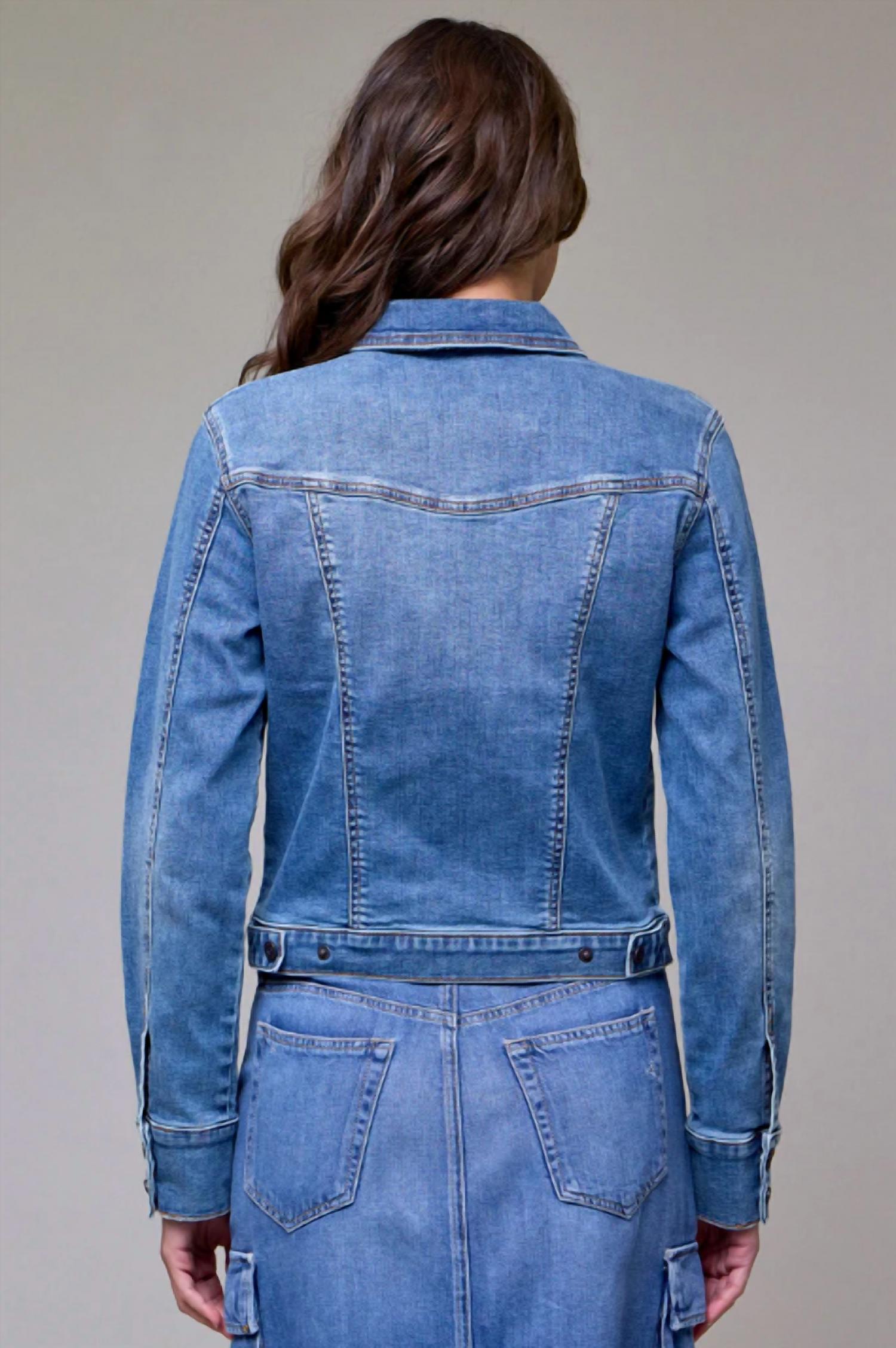 Hidden - Fitted Trucker Jacket