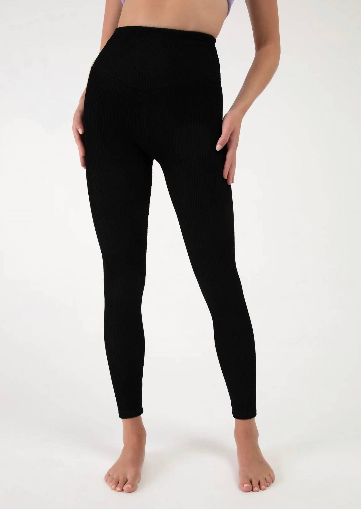 Bloch - Graphite Crinkle Full Length Leggings