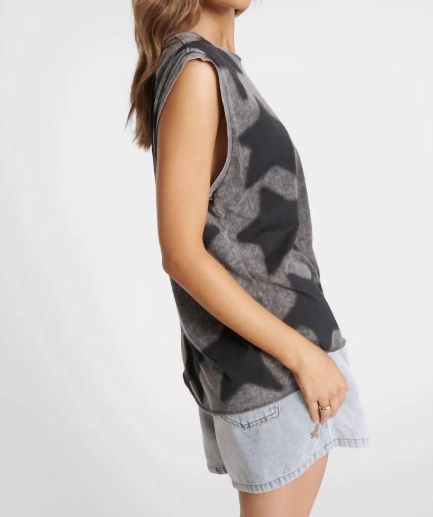 One Teaspoon - star dust oversized tank