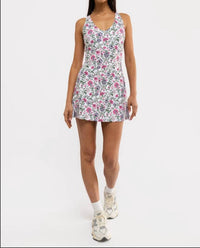 SMITH & QUINN Campbell Mini Dress in perennial play pink - women's dress - alternate view
