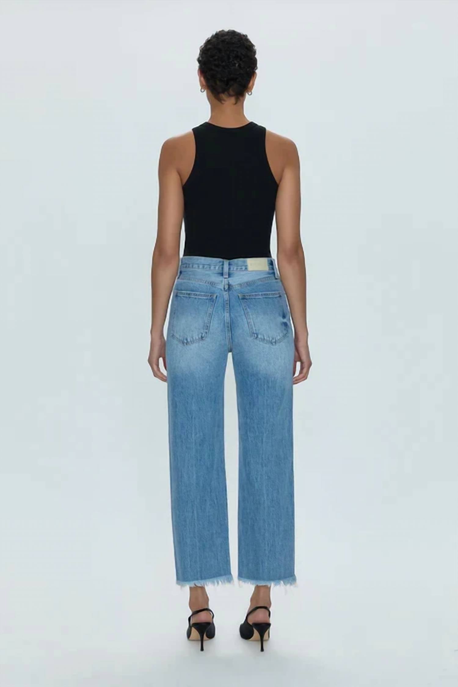 Pistola - Cassie Super High Rise Straight Leg Jeans