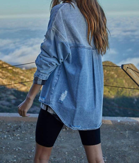 By Together - Luca Washed Denim Shacket