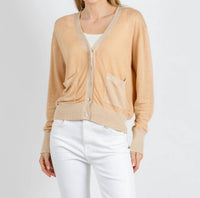 In Bed With You - Stampato V Pocket Cardigan