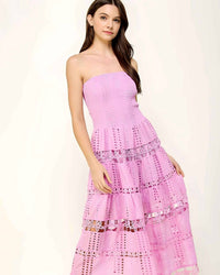 Strut & Bolt - Lena Eyelet Midi Dress