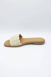 Soda - Women's Screen Scallop Rafffin Sandal