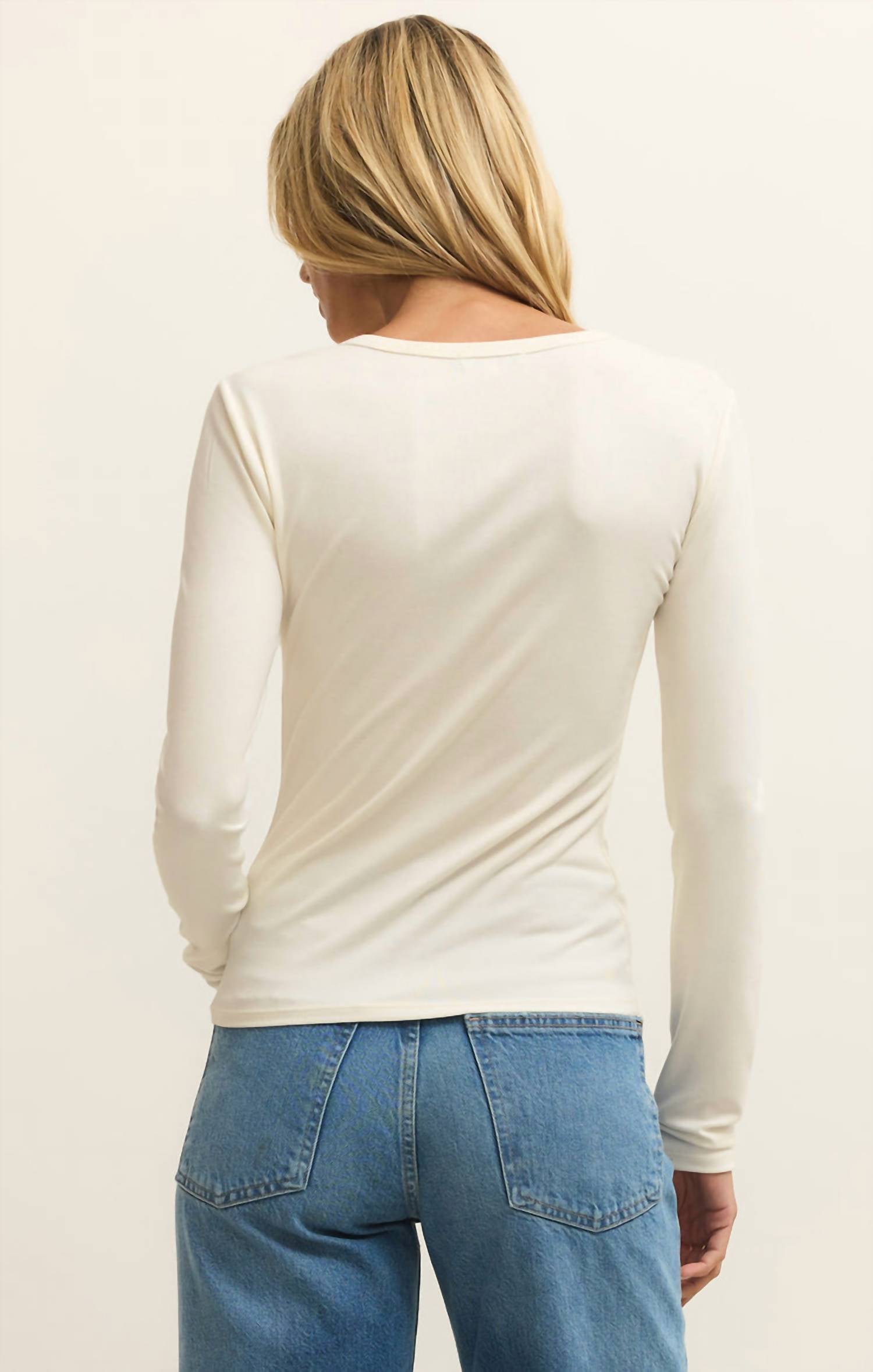 Z Supply - Second Skin Crew Long Sleeve Top