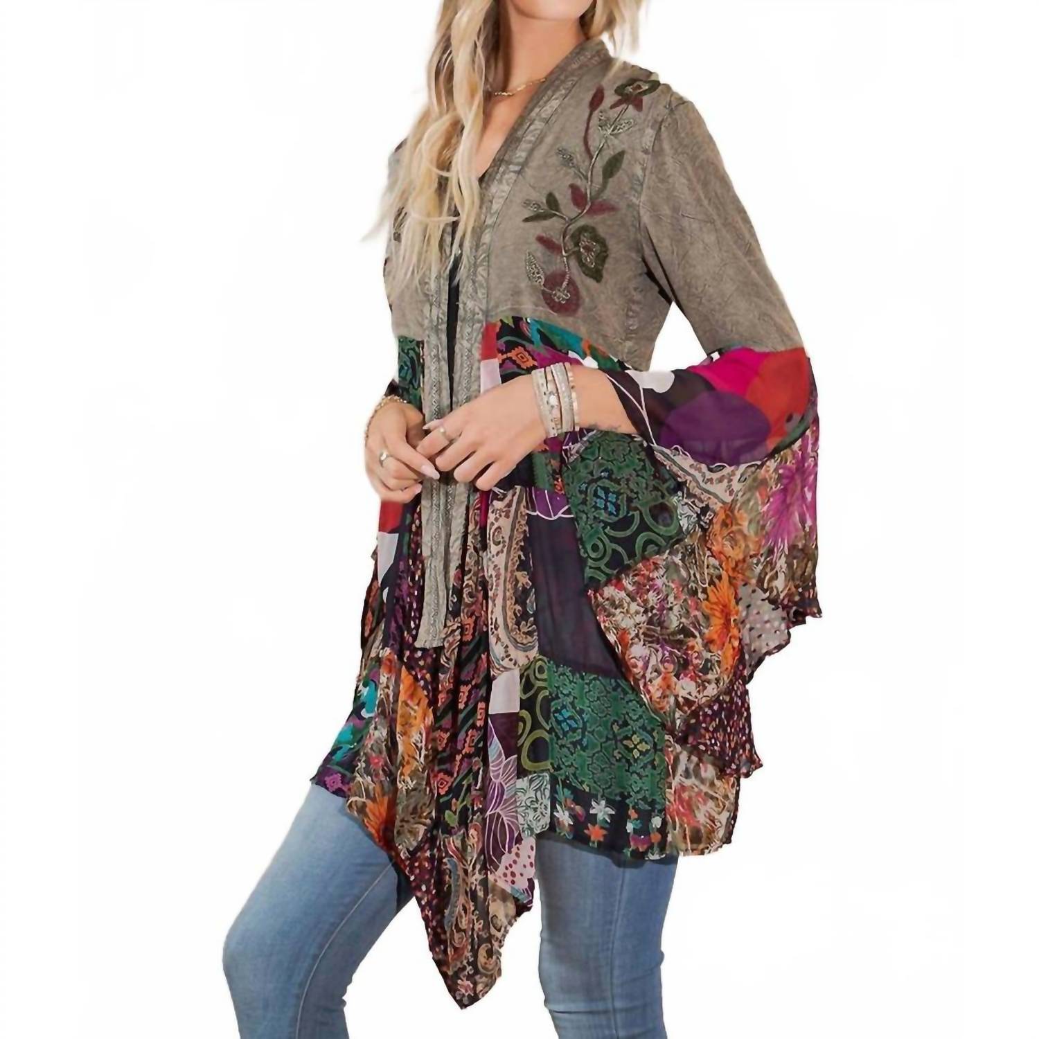 Young Threads - Vintage Bohemian Patchwork Jacket