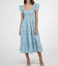 Victoria Dunn - Kale Short Sleeve Dress