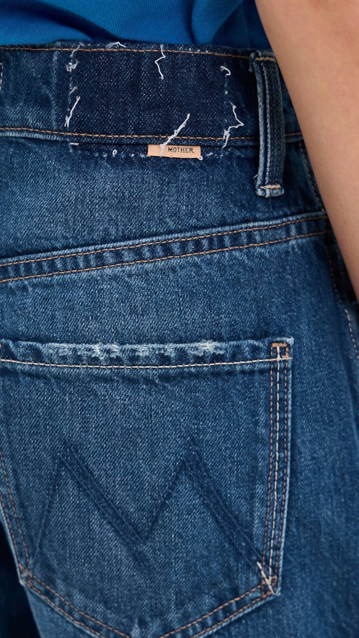 Mother - Delinquent Button Ankle Jeans