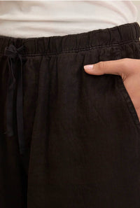 Velvet By Graham & Spencer - Lightweight Woven Linen Amber Shorts