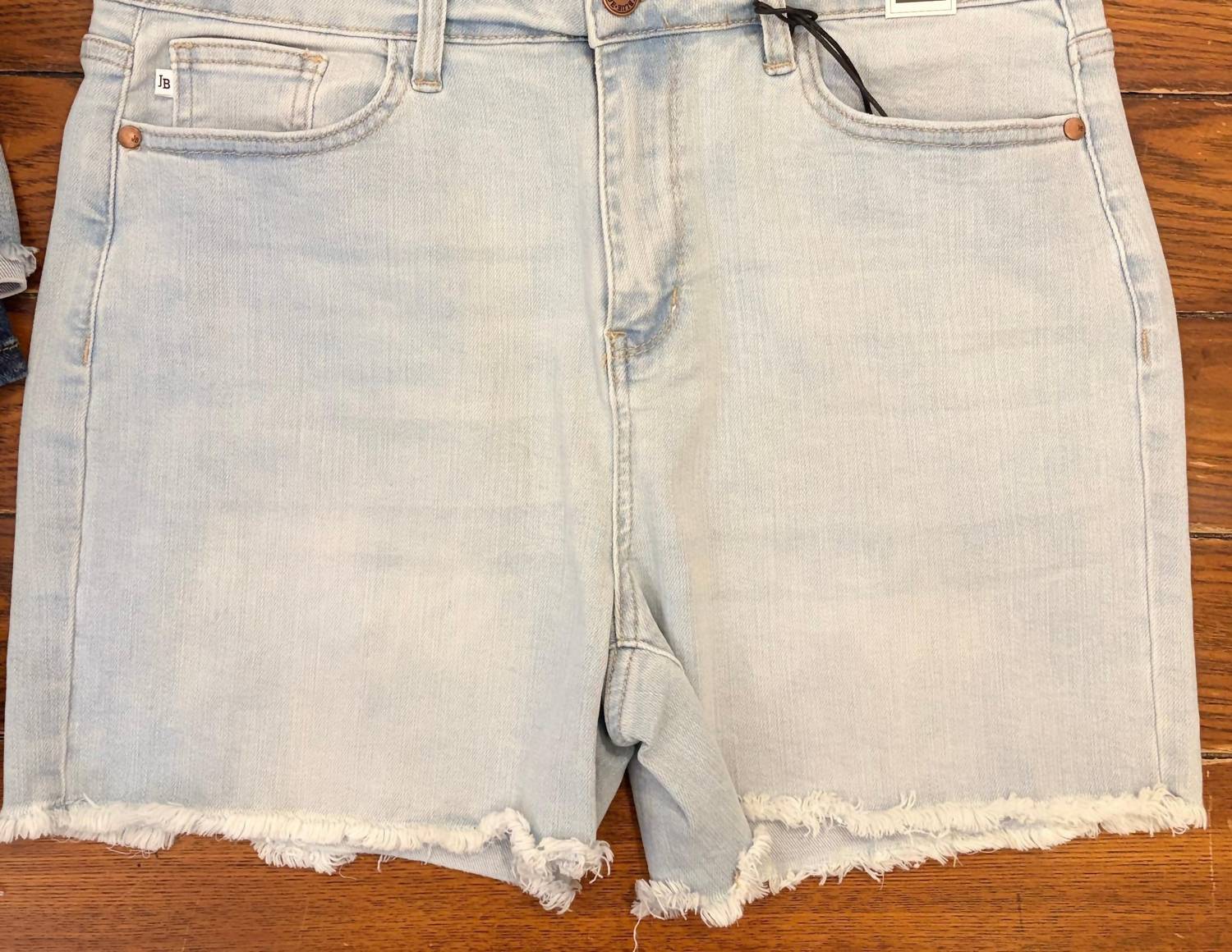 Judy Blue - Women's Joanie High Waist Cut Off Denim Shorts
