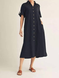 Jodifl - Women's Button Down Midi Dress
