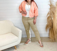 Democracy - Women's Drop Shoulder Cropped Bolero Jacket