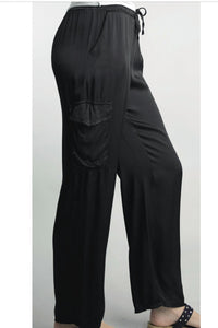 Tempo Paris - Satin Cargo Pants