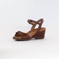 dansko Women's Arielle Sandal in tan glazed kid leather - women's sandal - view 4