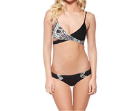 L*SPACE Baraccuda Bikini Bottom in ivory coast black - women's swimwear - alternate view