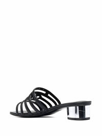 Salvatore Ferragamo Women's Finn Sandal in black - women's sandal - alternate view