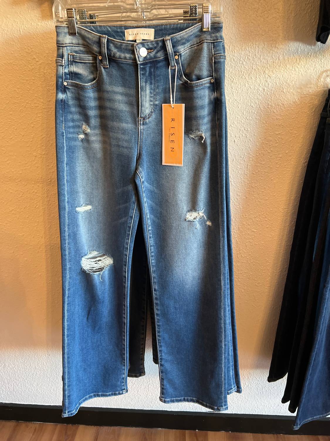 Risen - Women's High Rise Ankle Straight Jeans