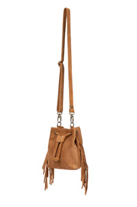 Penelope Chilvers - Women's Mini Fringe Suede Bag