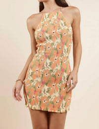Sadie & Sage - Women's Aperitivo Smocked Mini Dress