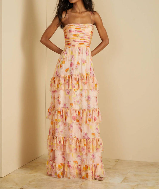 Amur - Mallory Tiered Gown