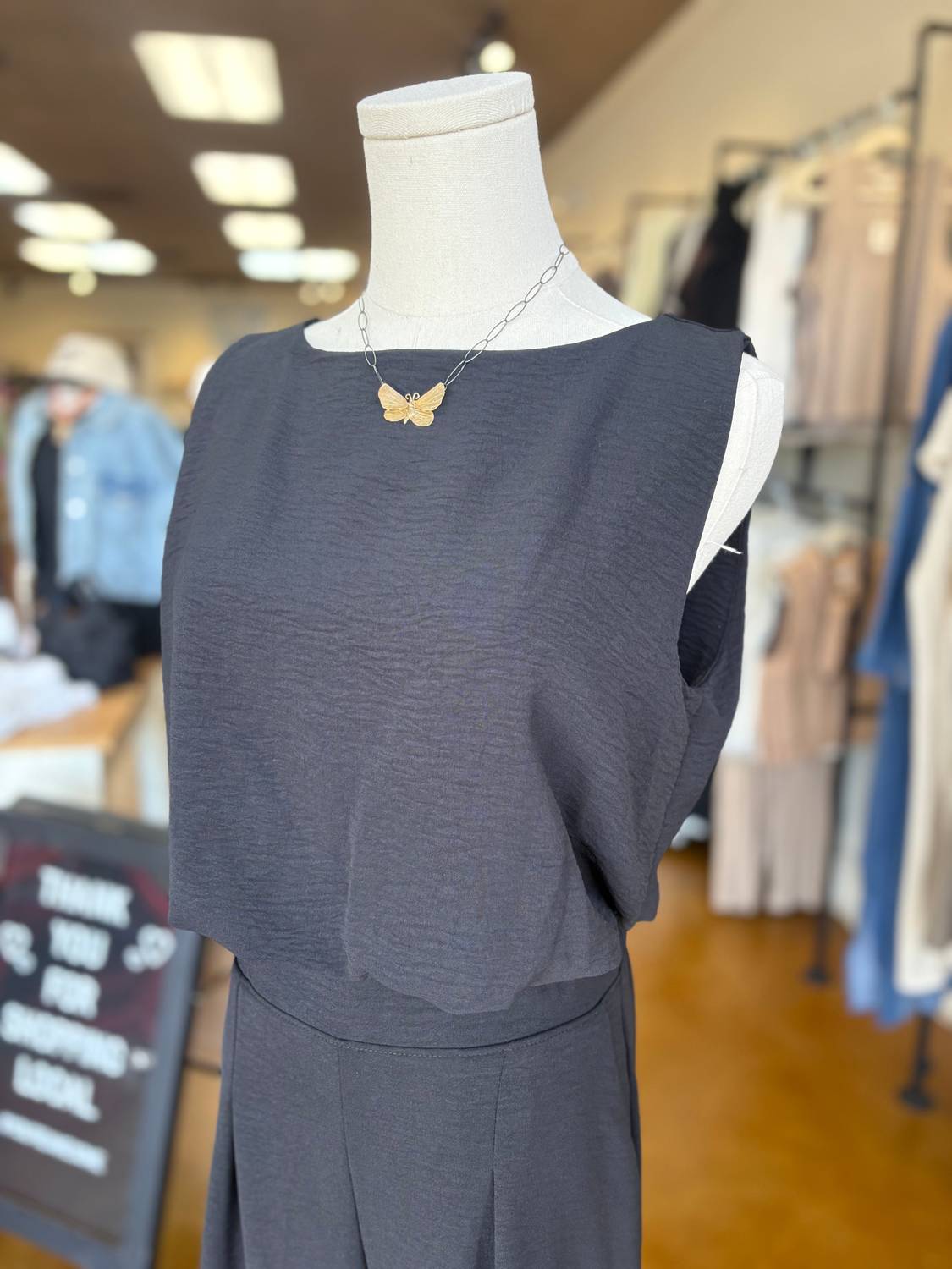 Kld. Signature - Women's Bubble Hem Cropped Top