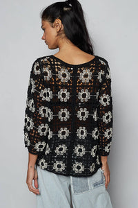 Pol - Crochet Cardigan With Various Weave Patterns