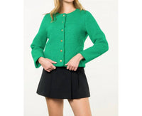 Thml - Button Up Boucle Jacket