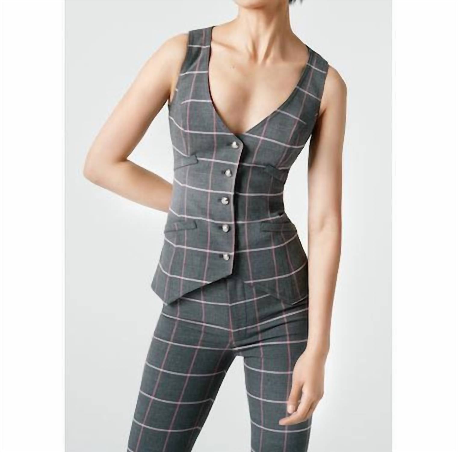 Smythe - Deep V-neck Tailored Waistcoat
